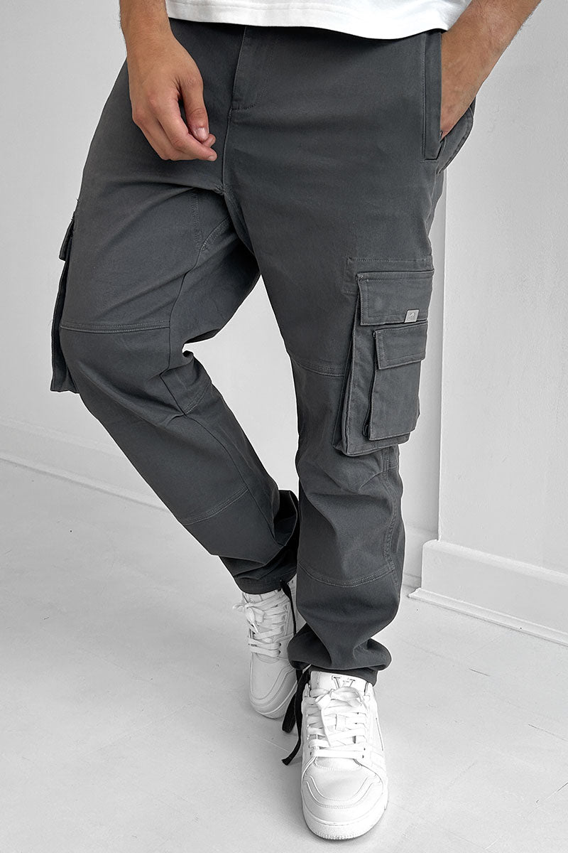 Overlap Panel Cargo - Charcoal