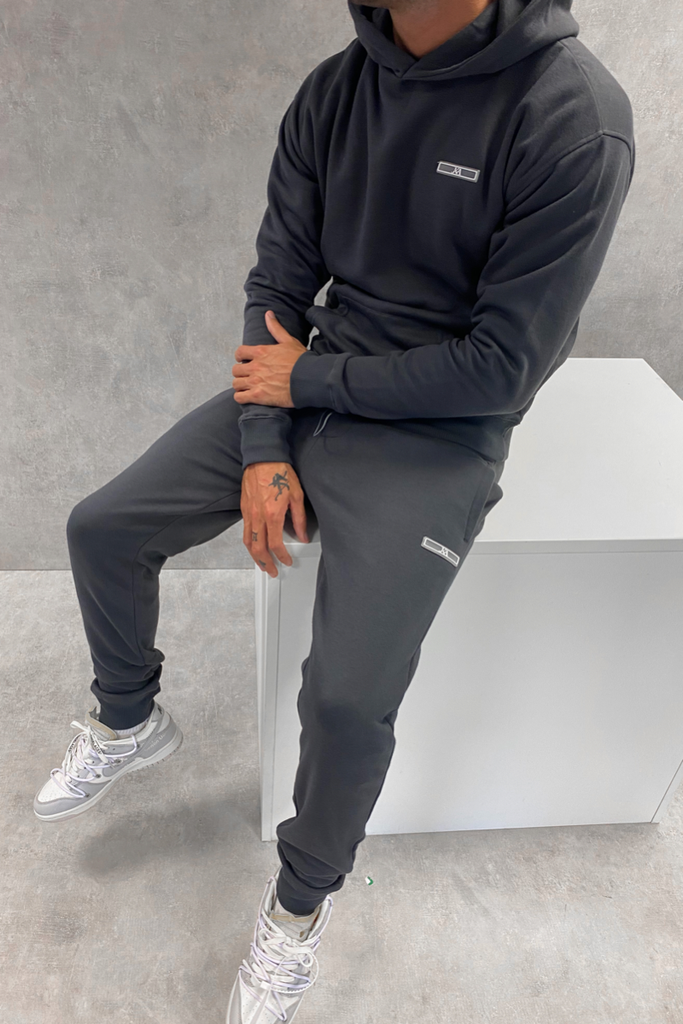 Day To Day Slim Fit Hoodie  - Charcoal Grey