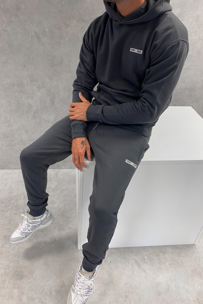 Day To Day Slim Fit Hoodie  - Charcoal Grey