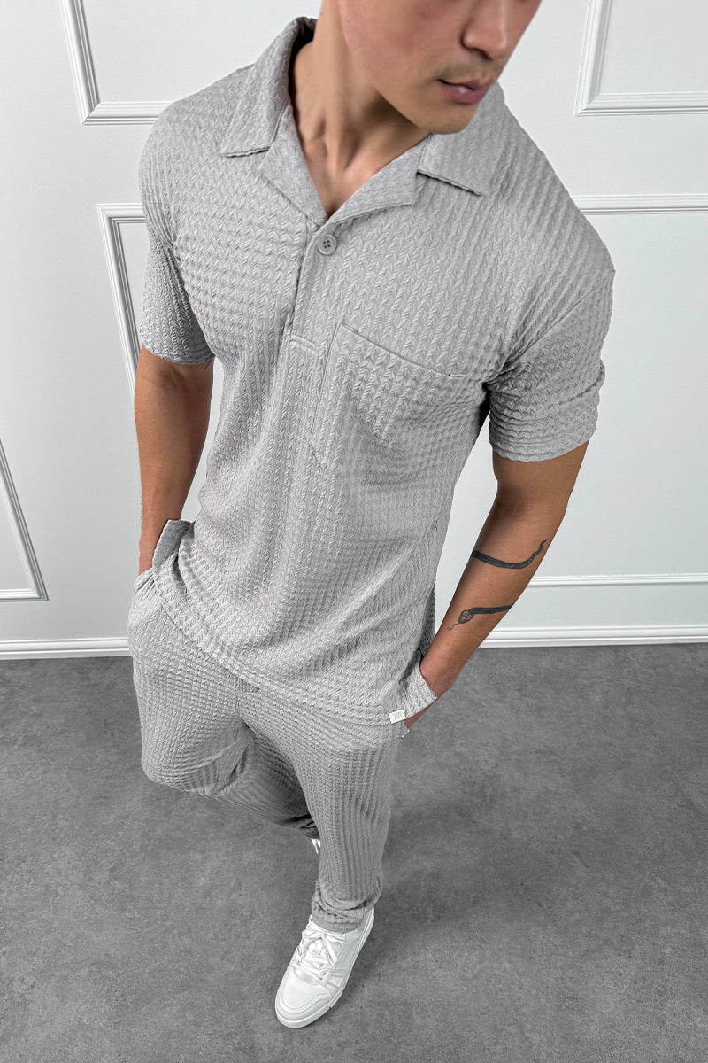 Structured Trousers - Grey