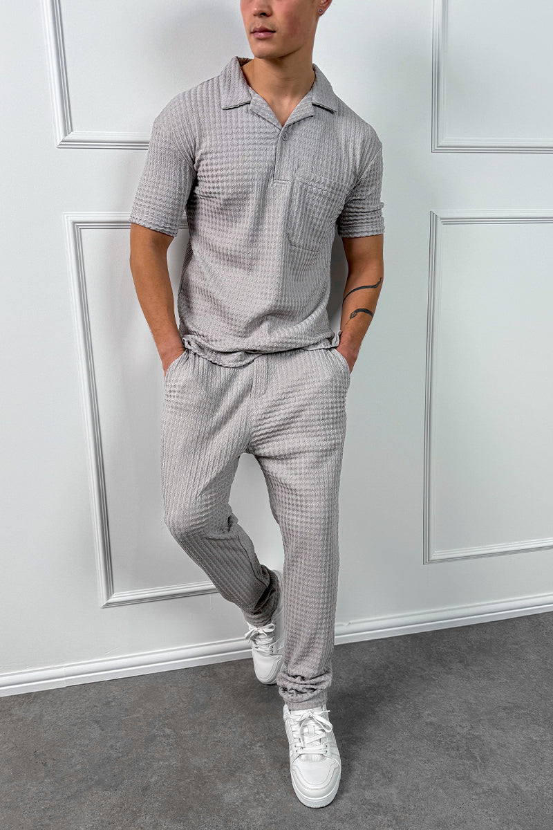 Structured Trousers - Grey