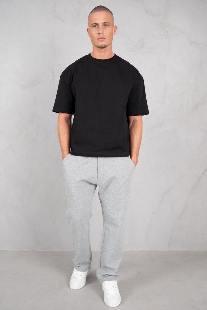 Heavyweight Essential Boxy Short Sleeve T-Shirt - Black