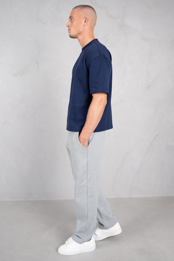 Heavyweight Essential Boxy Short Sleeve T-Shirt - Navy