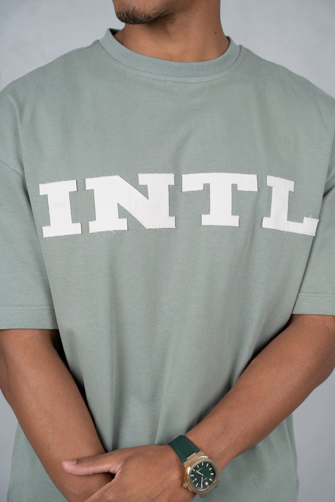 INTL Boxy T-Shirt - Khaki
