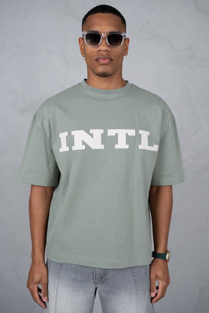 INTL Boxy T-Shirt - Khaki