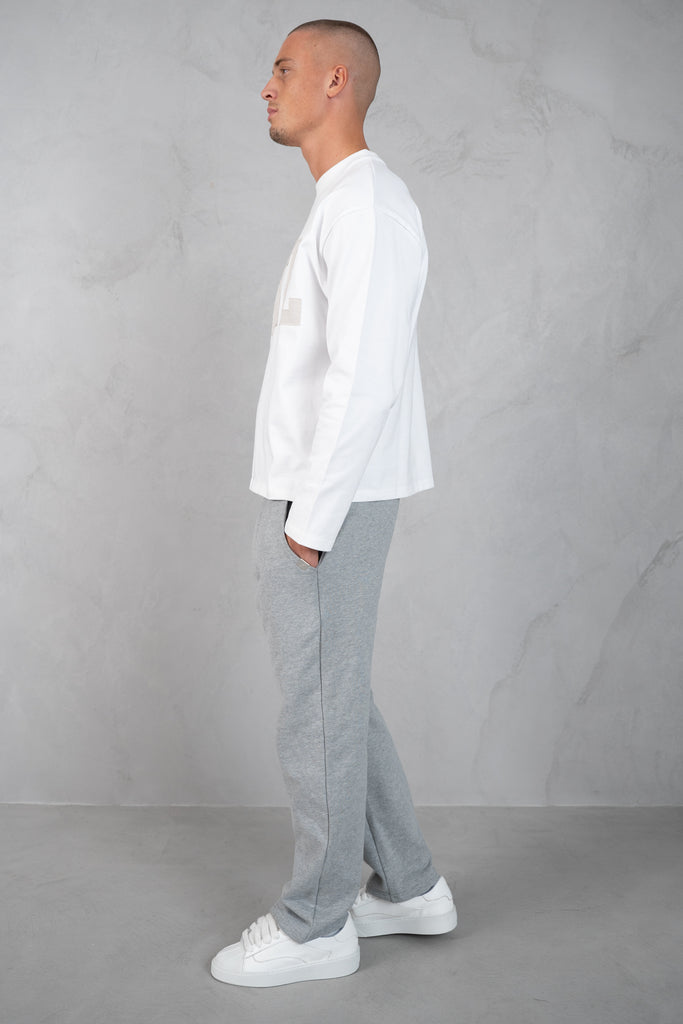 INTL Boxy Long Sleeve T-Shirt - White