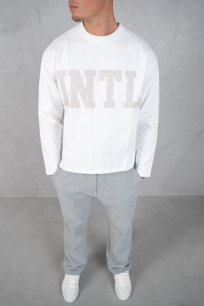 INTL Boxy Long Sleeve T-Shirt - White