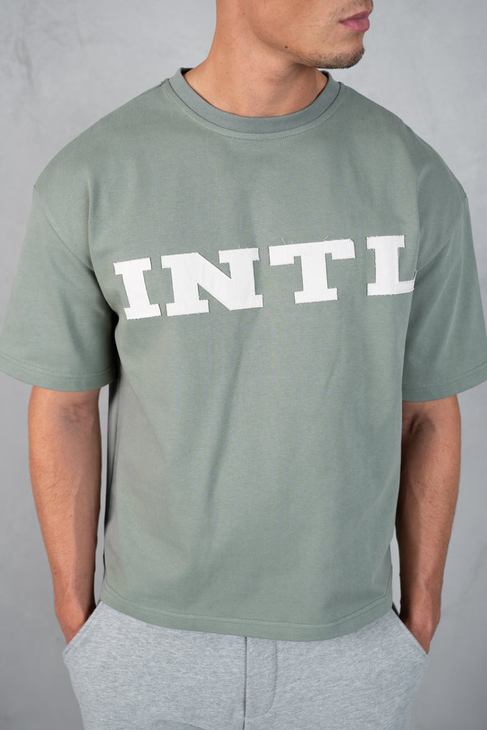 INTL Boxy T-Shirt - Khaki