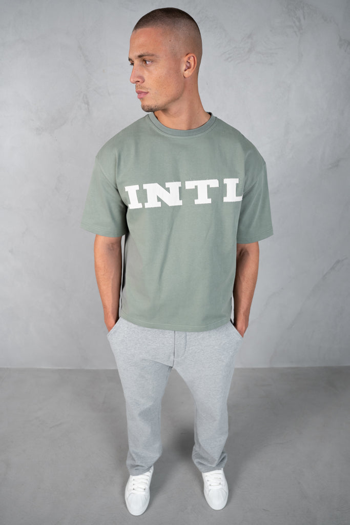 INTL Boxy T-Shirt - Khaki