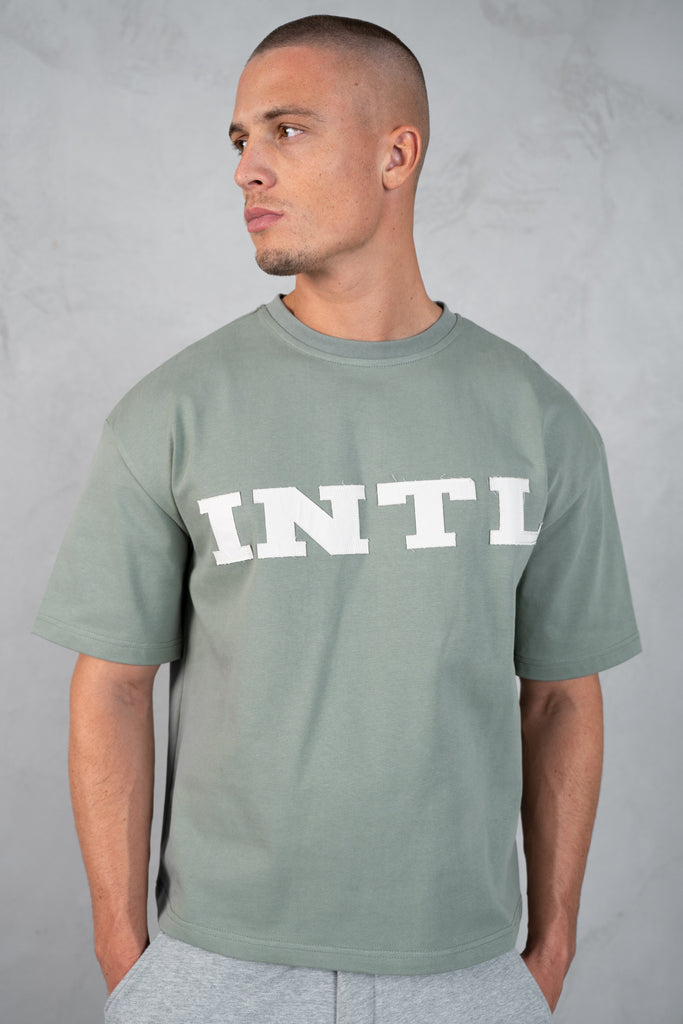 INTL Boxy T-Shirt - Khaki