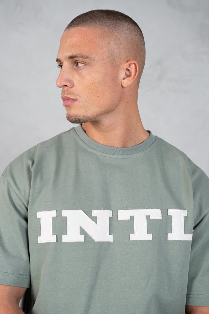 INTL Boxy T-Shirt - Khaki