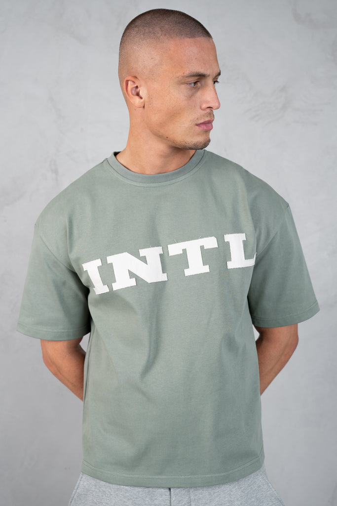 INTL Boxy T-Shirt - Khaki