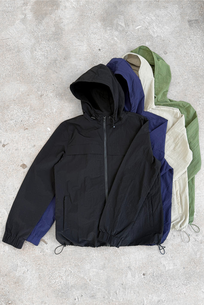 Ripstop Windbreaker Jacket - Champagne