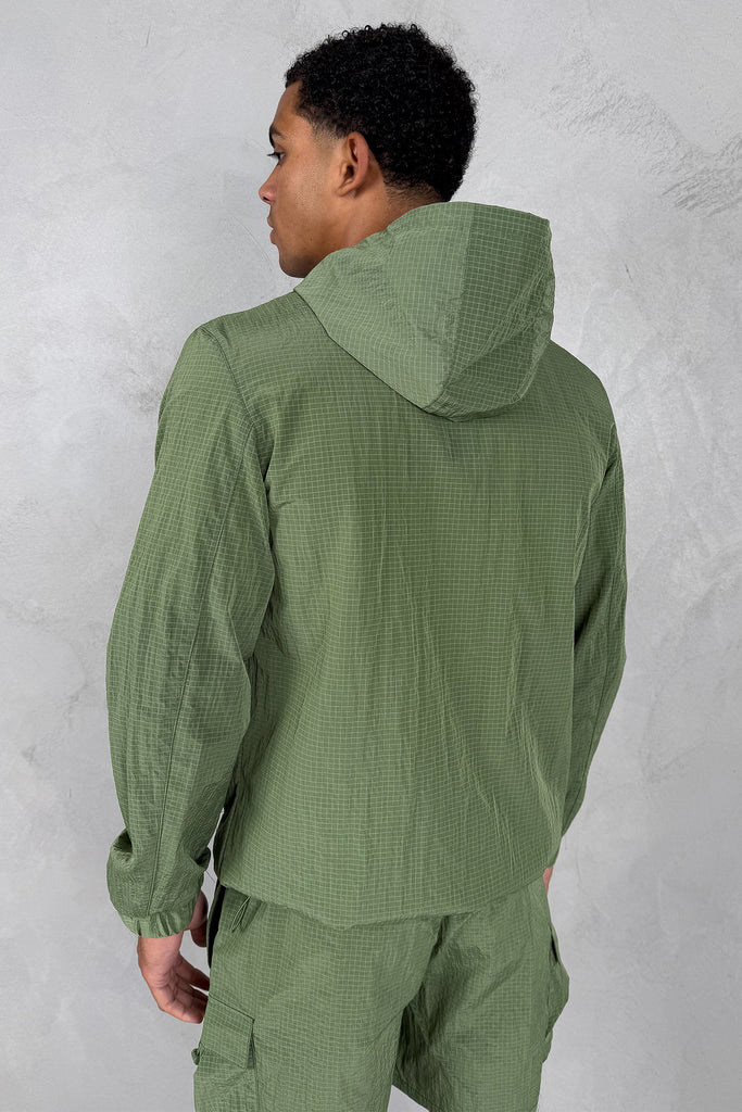 Ripstop Windbreaker Jacket - Olive