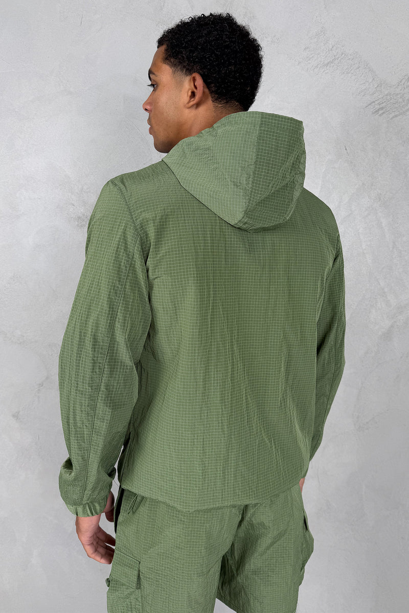 Ripstop Windbreaker Jacket - Olive – JK Attire
