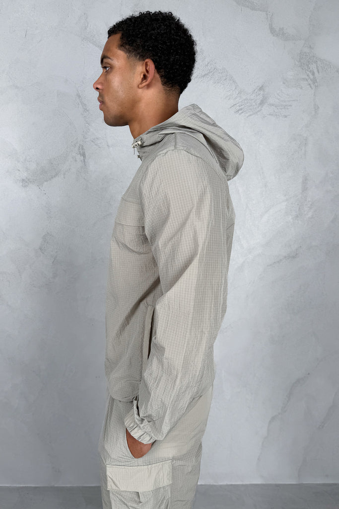 Ripstop Windbreaker Jacket - Champagne