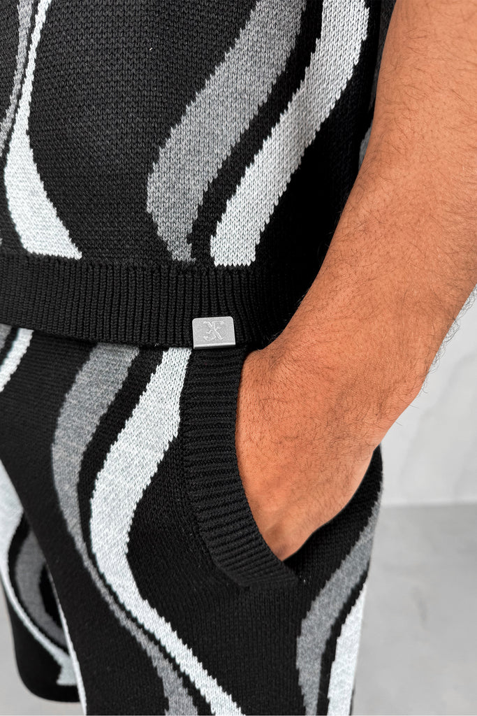 Flow Knitted Shorts - Black