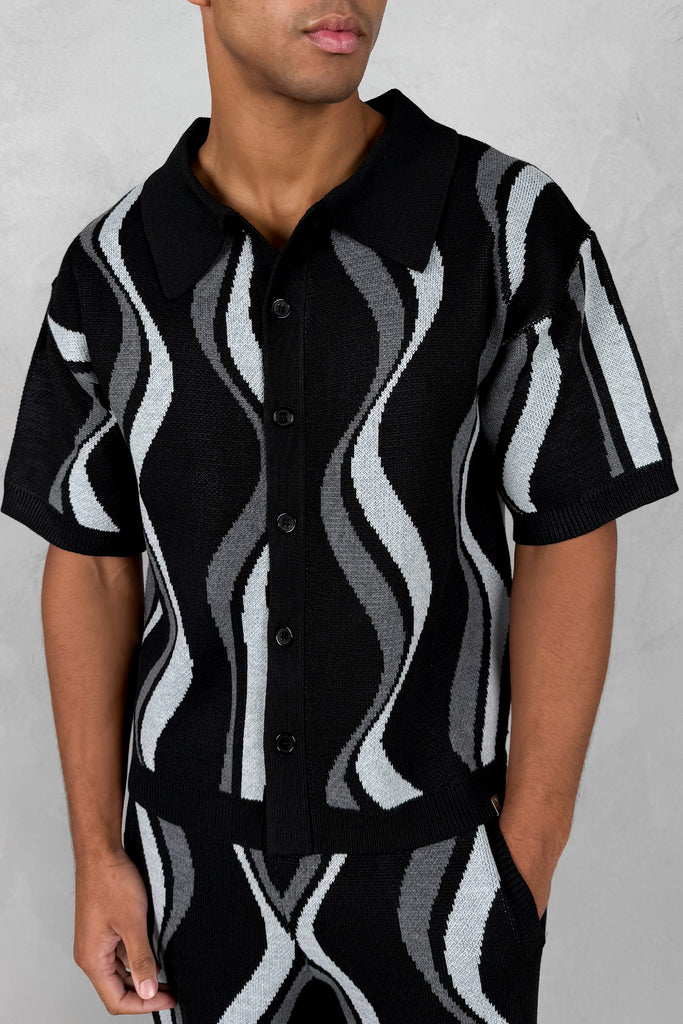 Flow Knitted Shorts - Black