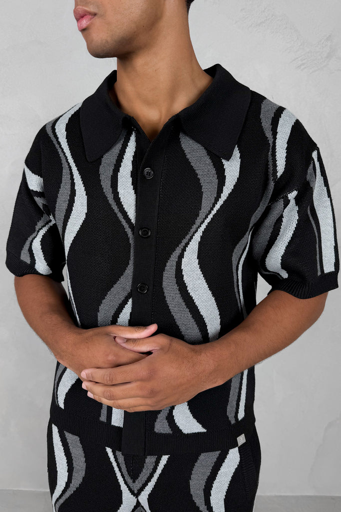 Flow Knitted Shorts - Black