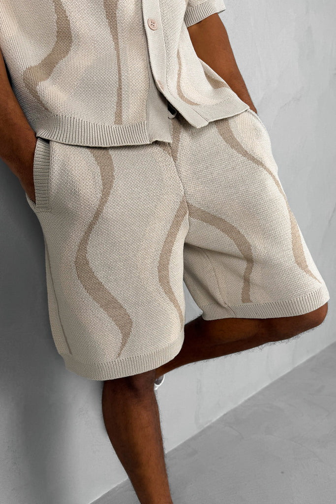 Flow Knitted Shorts - Off White