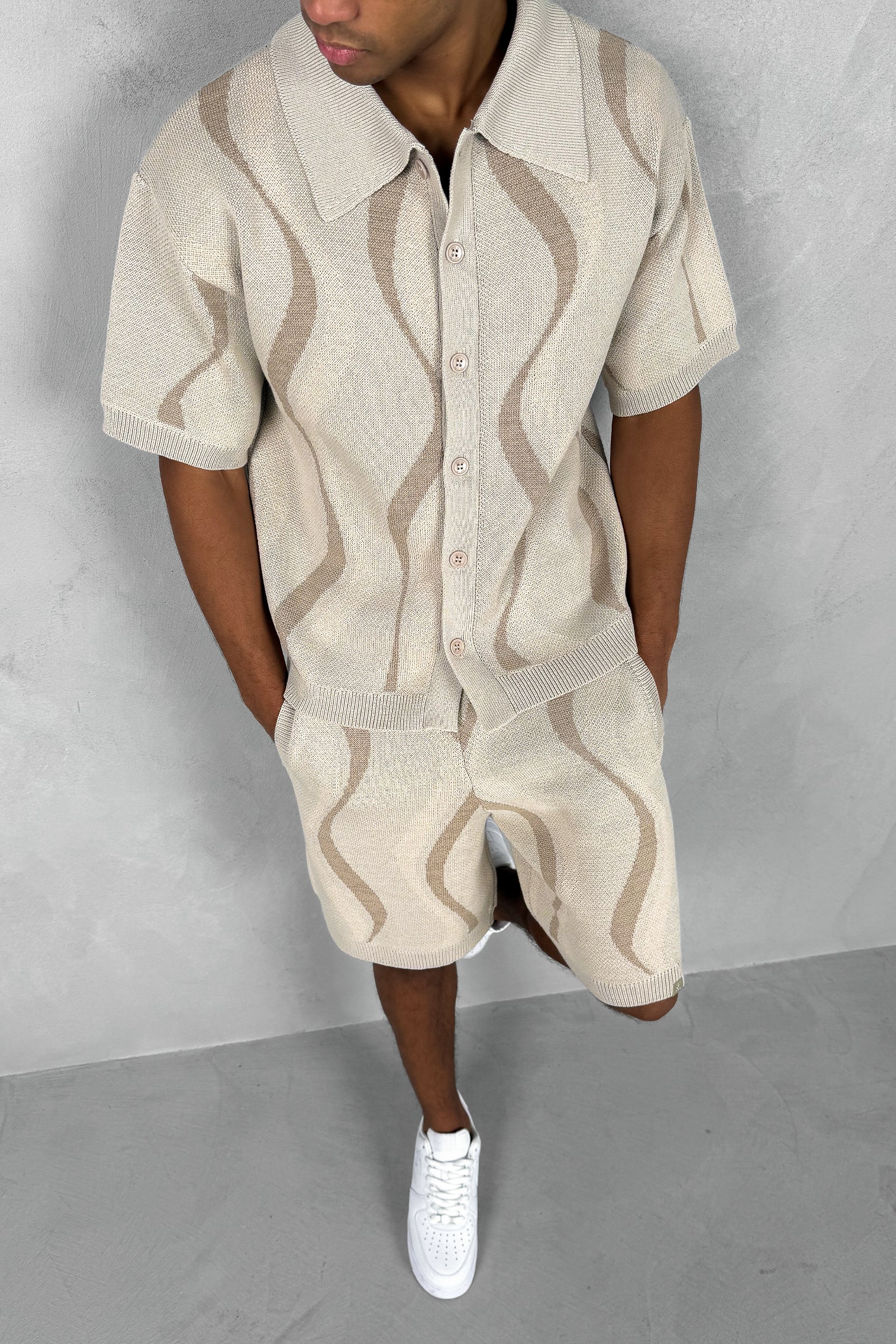 Flow Knitted Shorts - Off White