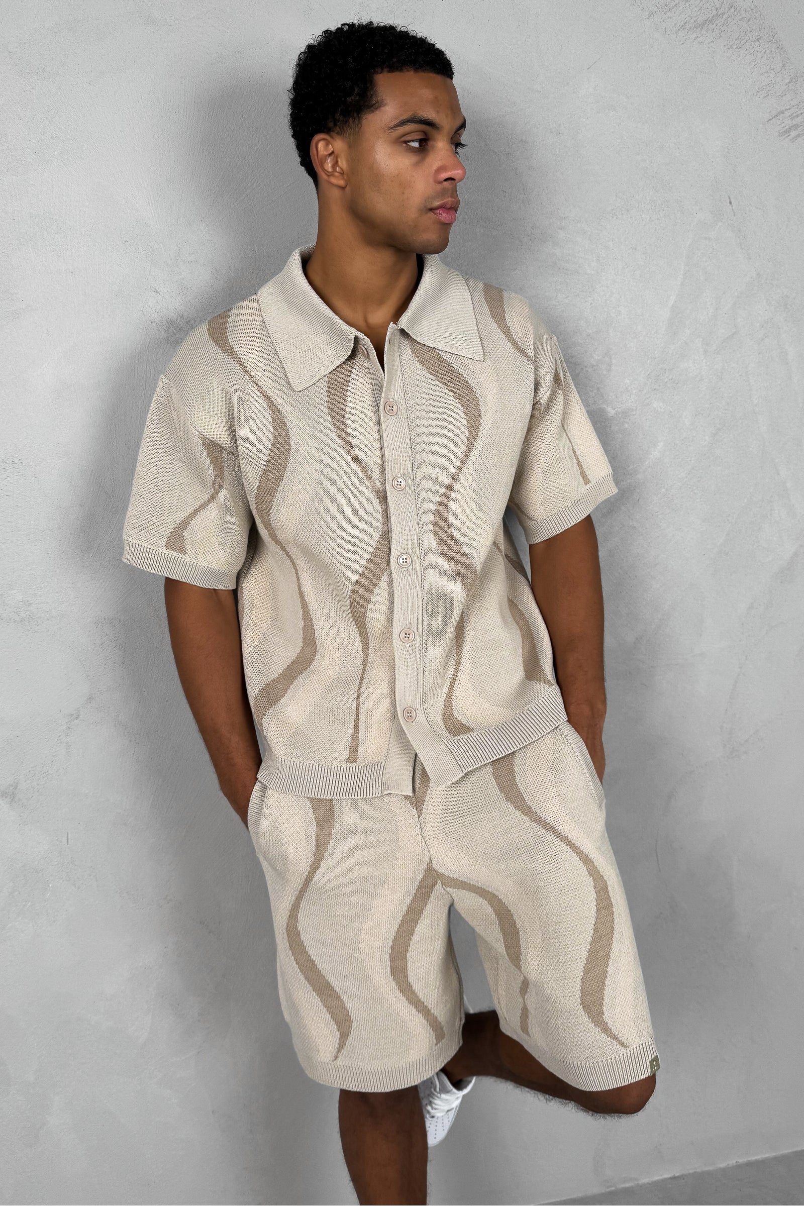 Flow Knitted Shorts - Off White