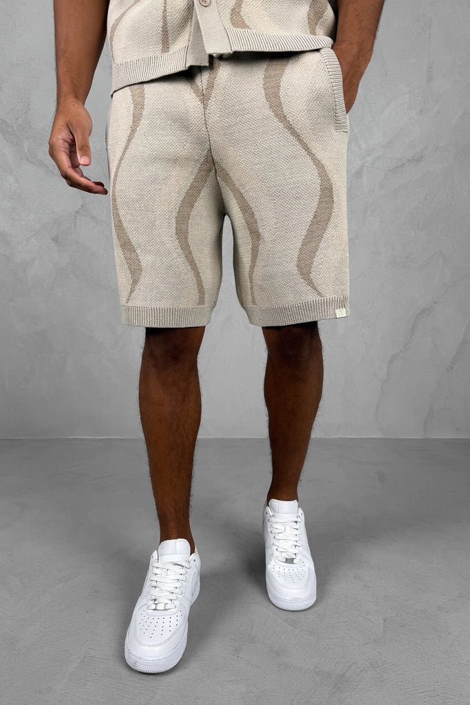 Flow Knitted Shorts - Off White