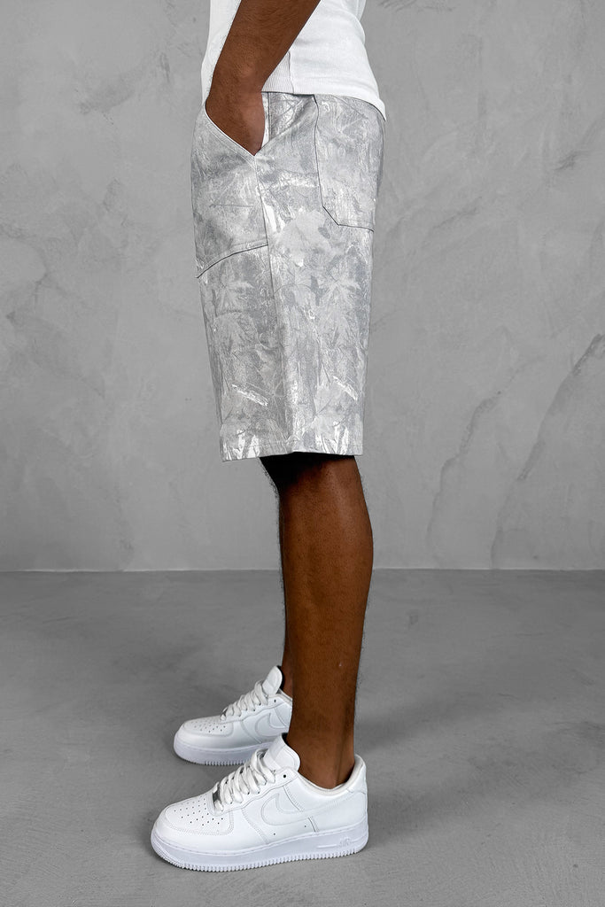 Real Tree Denim Shorts - Grey