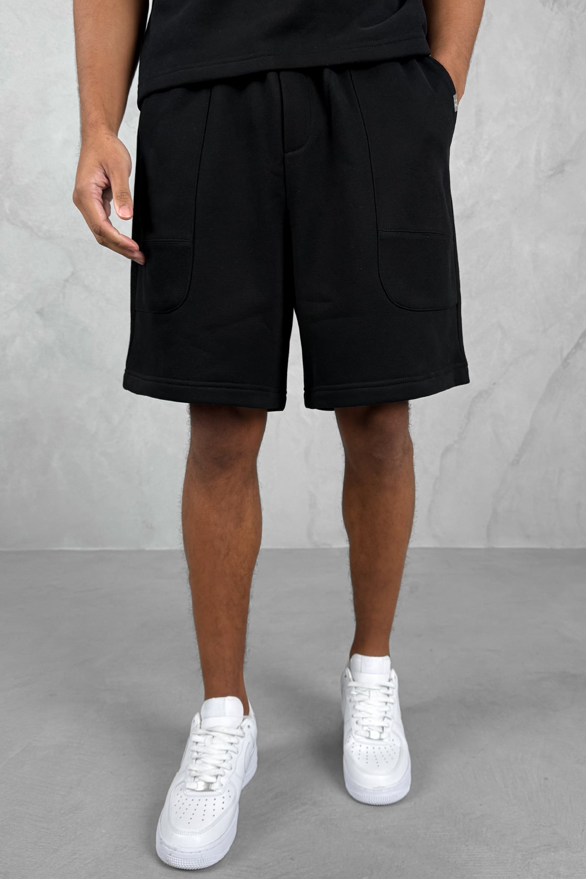 Carpenter Baggy Shorts - Black