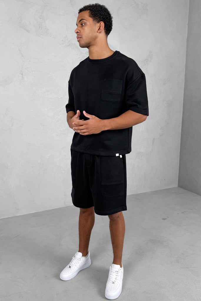 Carpenter Boxy T-Shirt - Black
