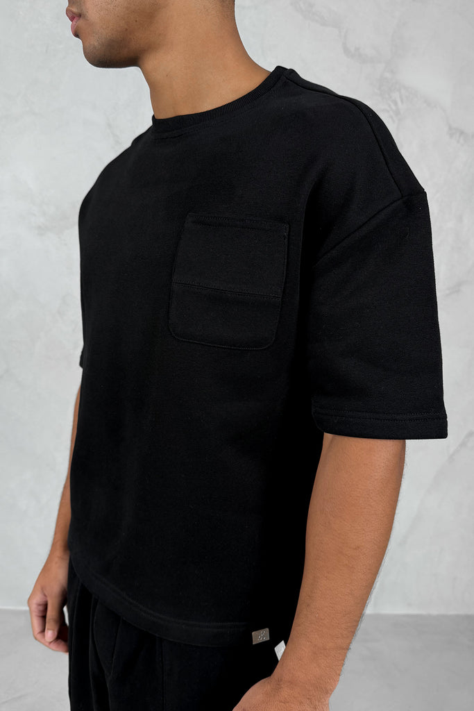 Carpenter Boxy T-Shirt - Black