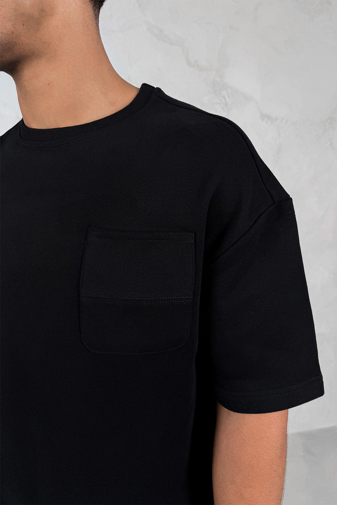 Carpenter Boxy T-Shirt - Black