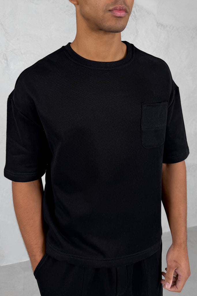 Carpenter Boxy T-Shirt - Black