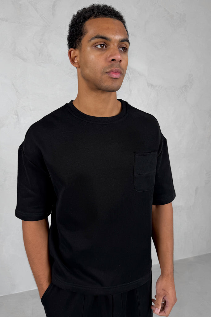 Carpenter Boxy T-Shirt - Black
