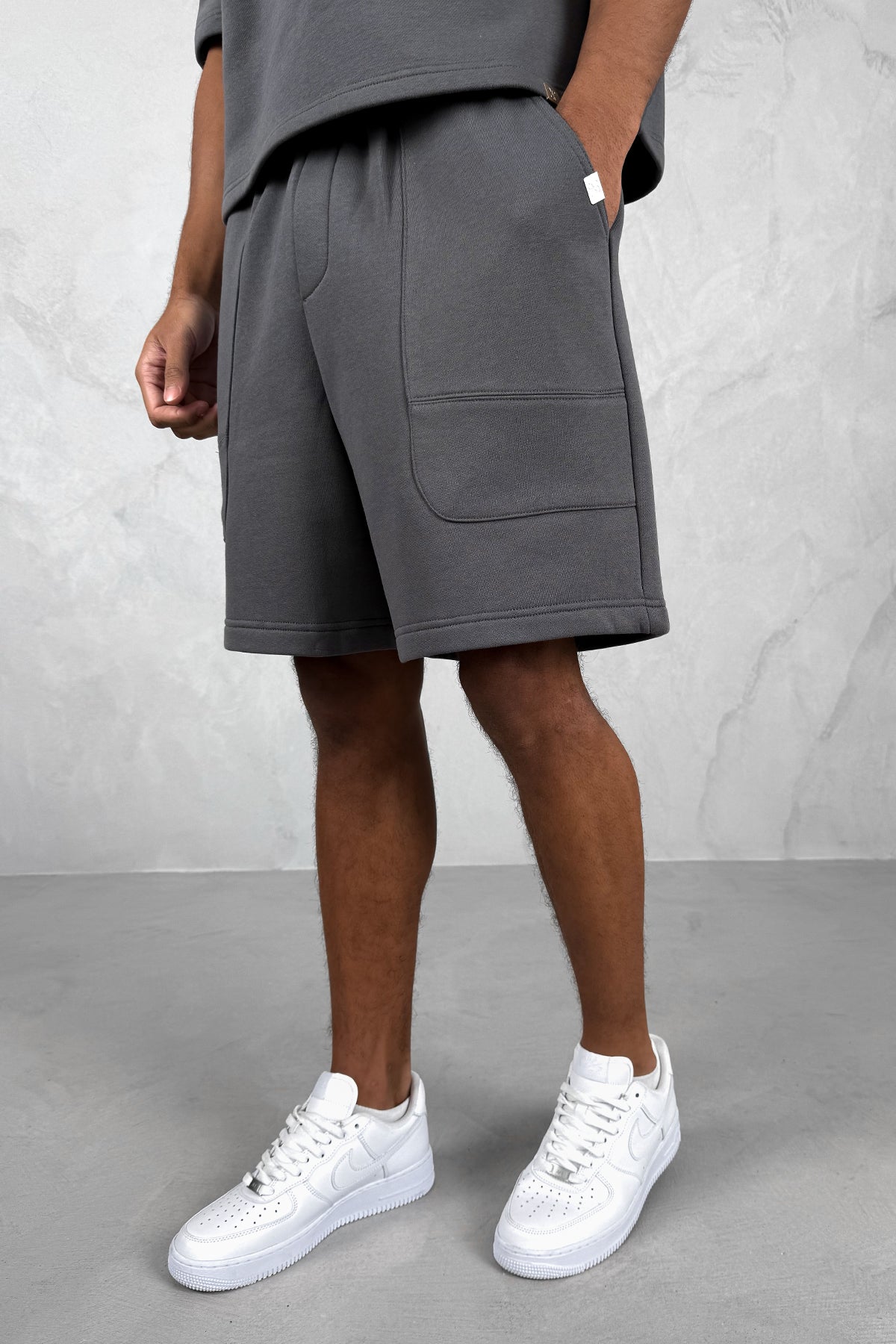 Carpenter Baggy Shorts - Charcoal