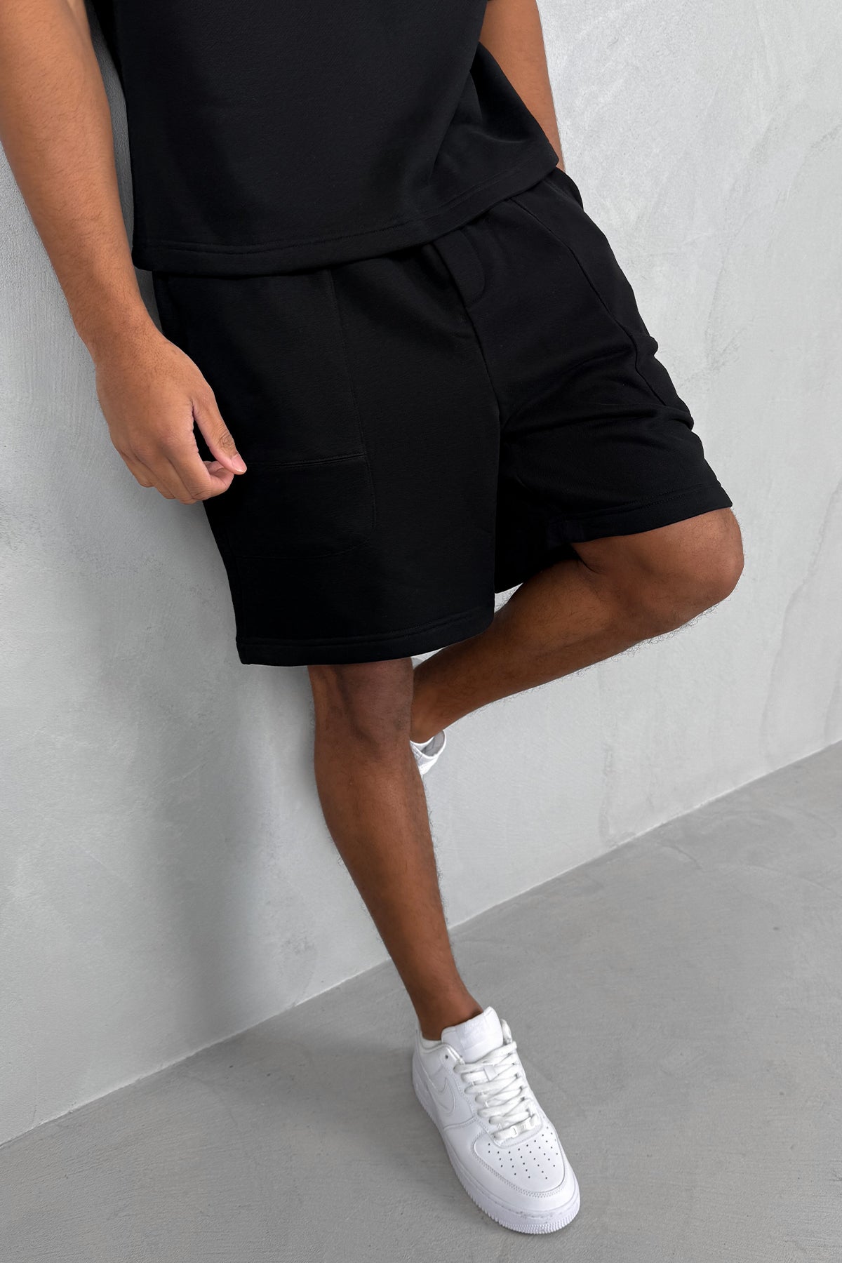 Carpenter Baggy Shorts - Black
