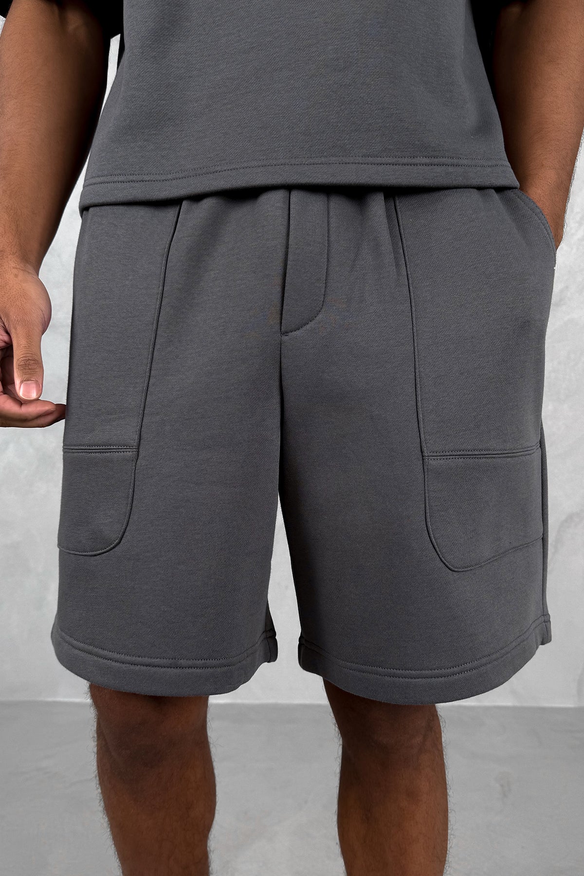 Carpenter Baggy Shorts - Charcoal