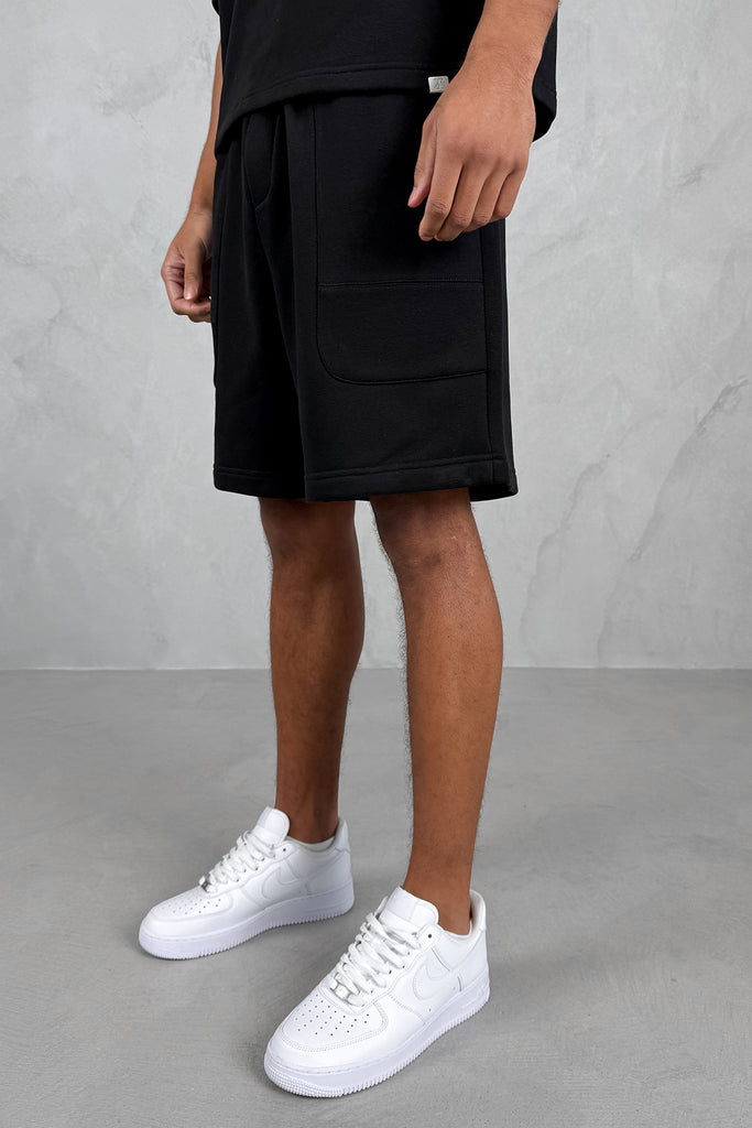 Carpenter Baggy Shorts - Black