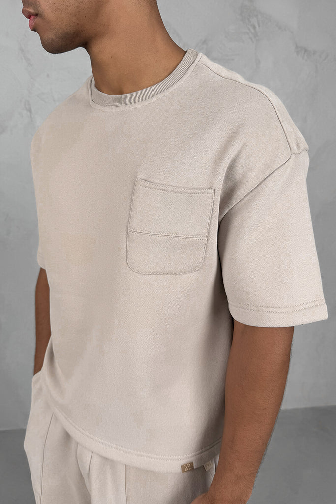 Carpenter Boxy T-Shirt - Grey
