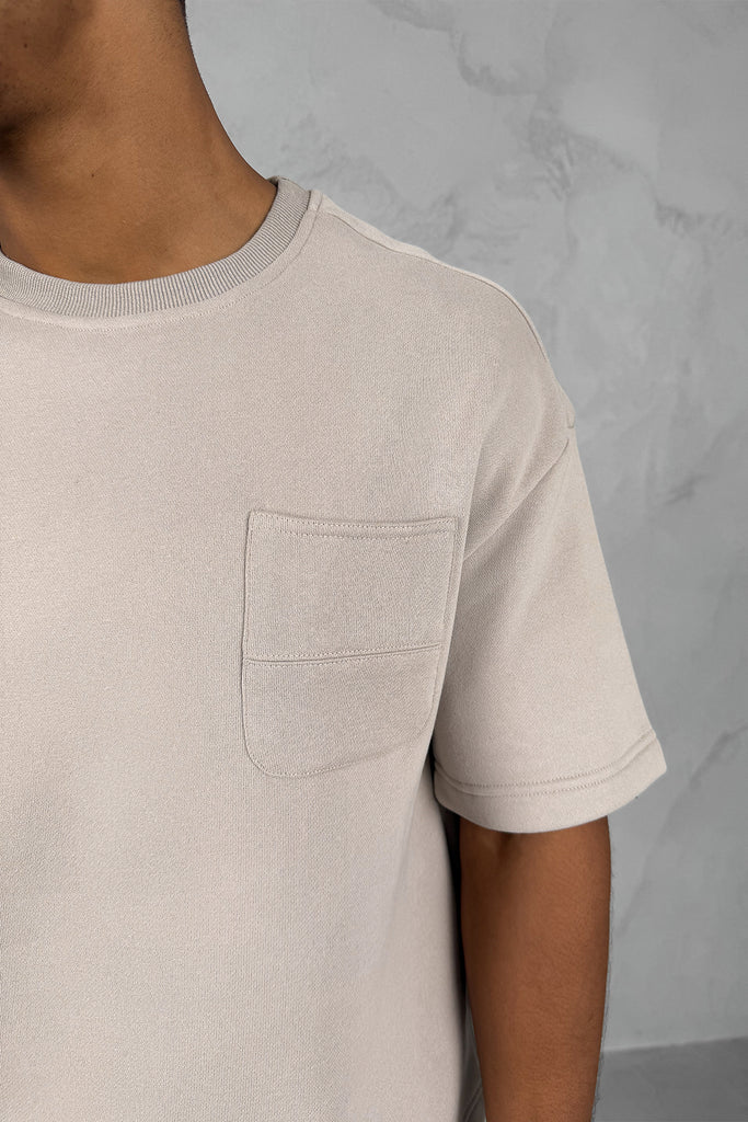 Carpenter Boxy T-Shirt - Grey