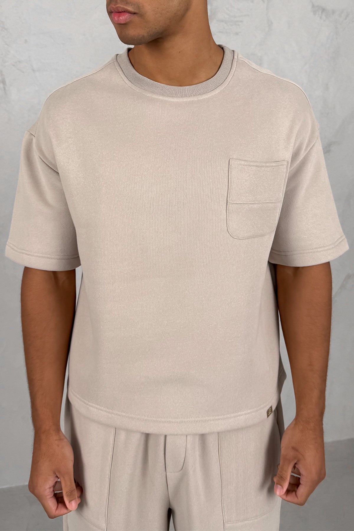 Carpenter Boxy T-Shirt - Grey