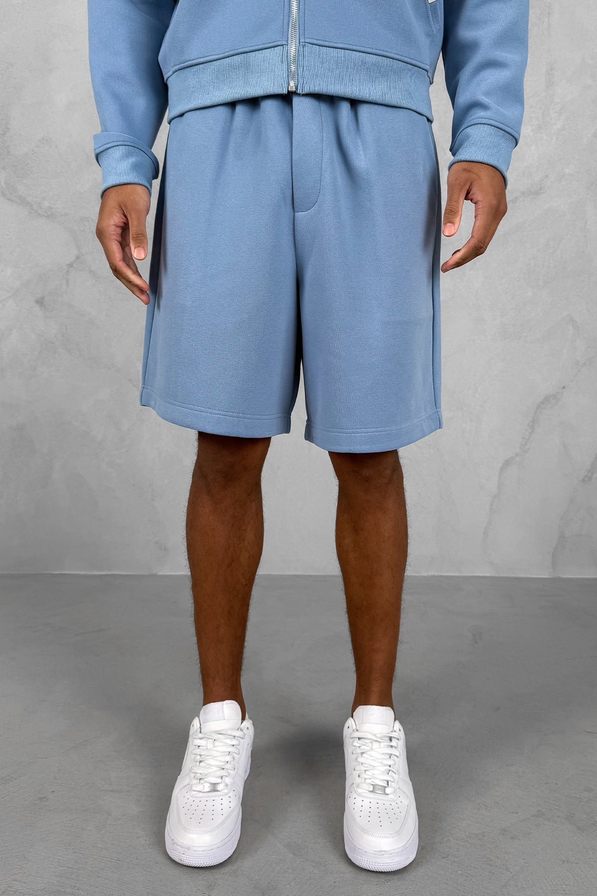Baggy Sweat Shorts - Pastel Blue