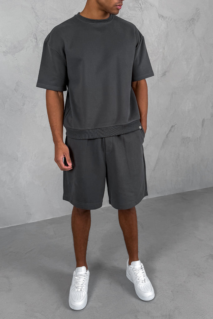 Baggy Sweat Shorts - Charcoal