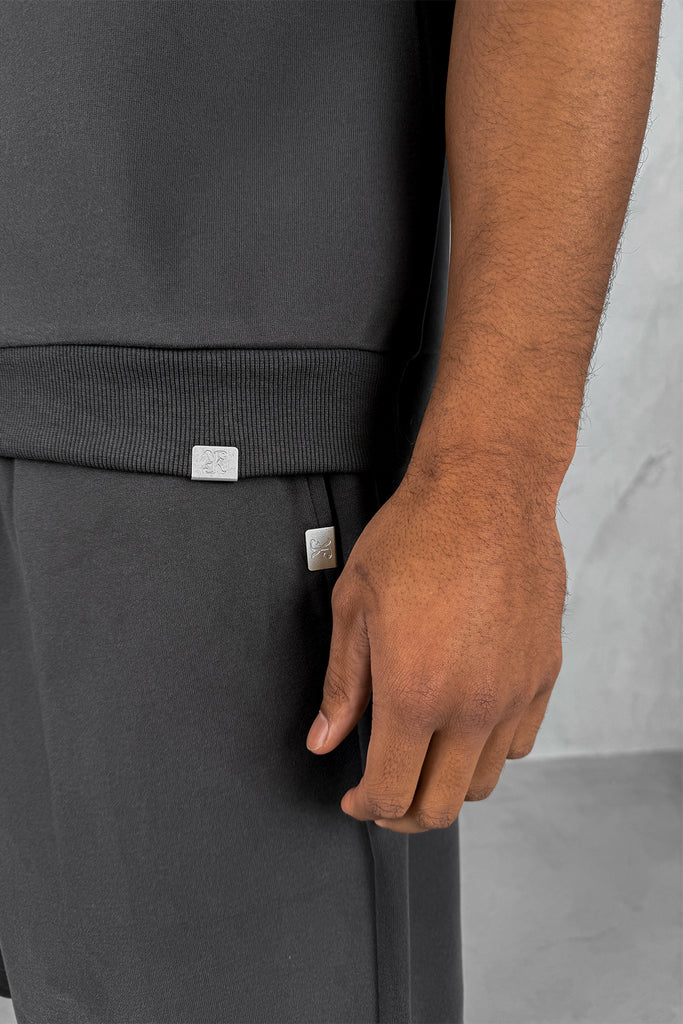 Baggy Sweat Shorts - Charcoal