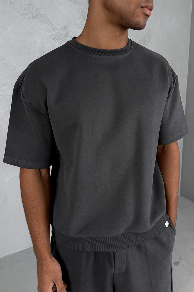 Baggy Sweat Shorts - Charcoal