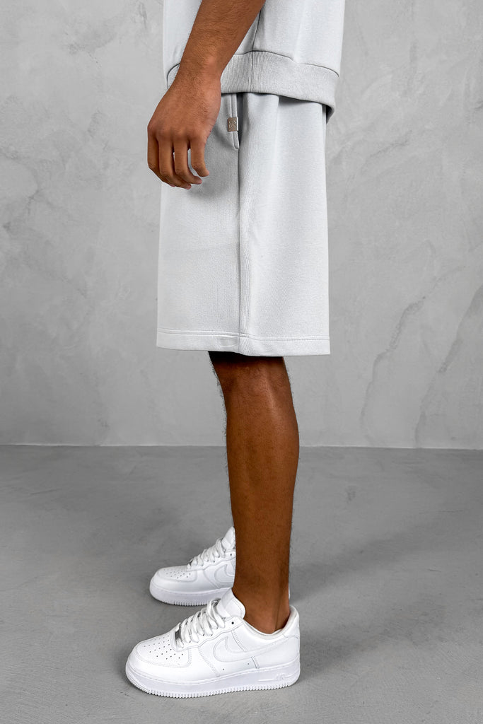 Baggy Sweat Shorts - Light Grey