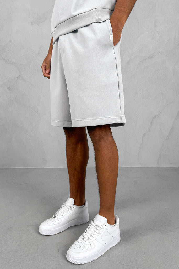 Baggy Sweat Shorts - Light Grey