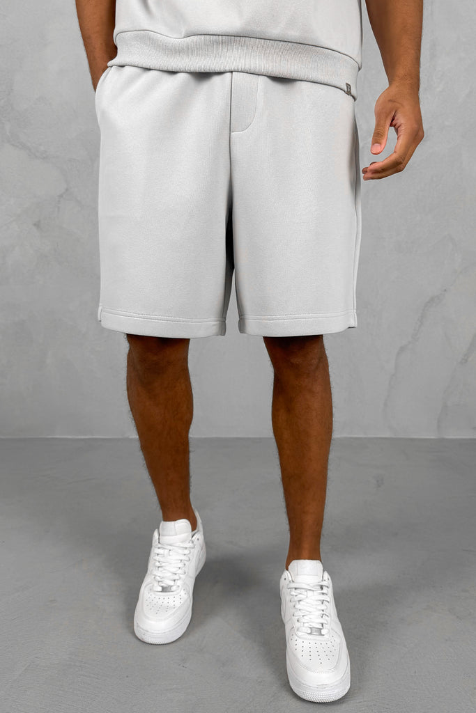 Baggy Sweat Shorts - Light Grey