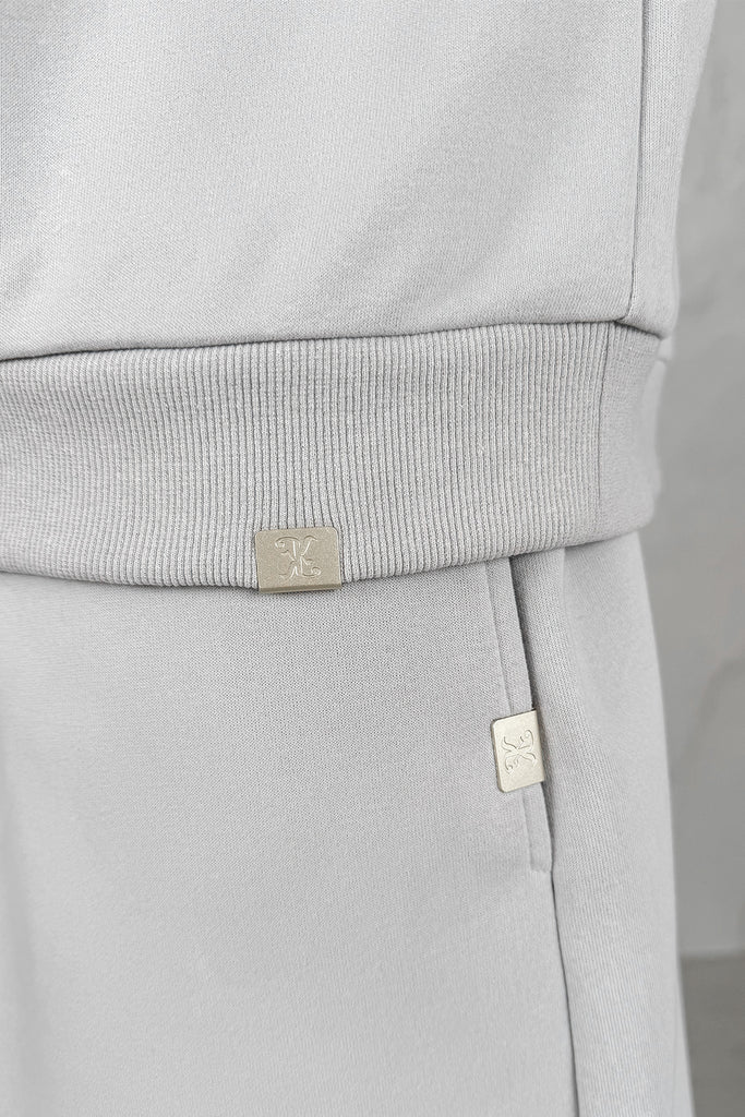 Baggy Sweat Shorts - Light Grey
