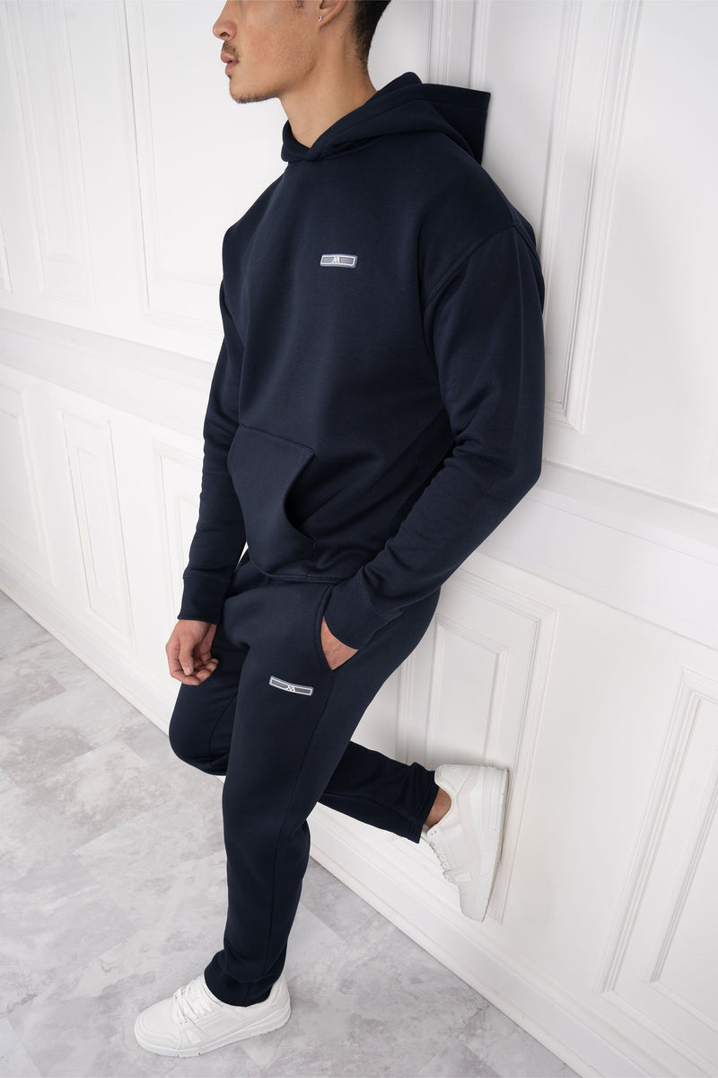 Day To Day Straight Leg TS Joggers - Navy